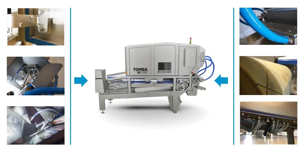 TOMRA 5B遵循歐洲EHEDG衛生標準設計