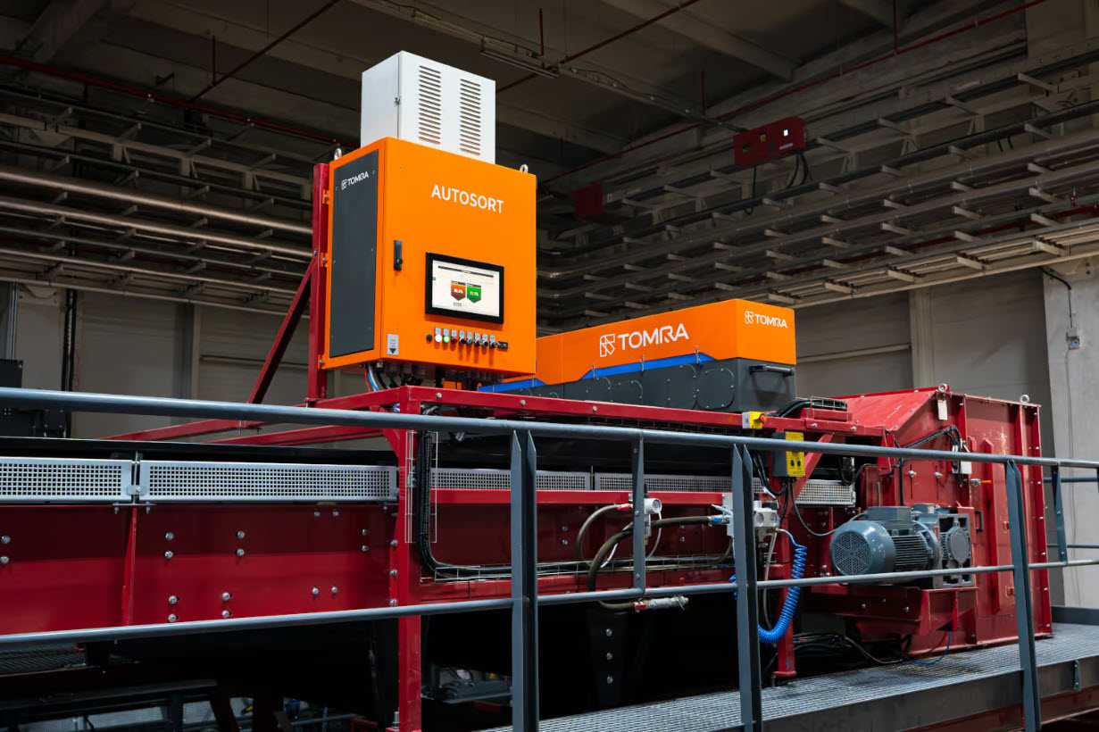 使用陶朗的分選技術，Bakcycle的回收純度超過98％